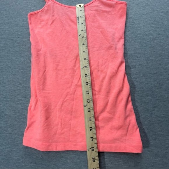 No Boundaries Heathered Orange Tank Top Size Medium 7-9 Juniors - Picture 7 of 7